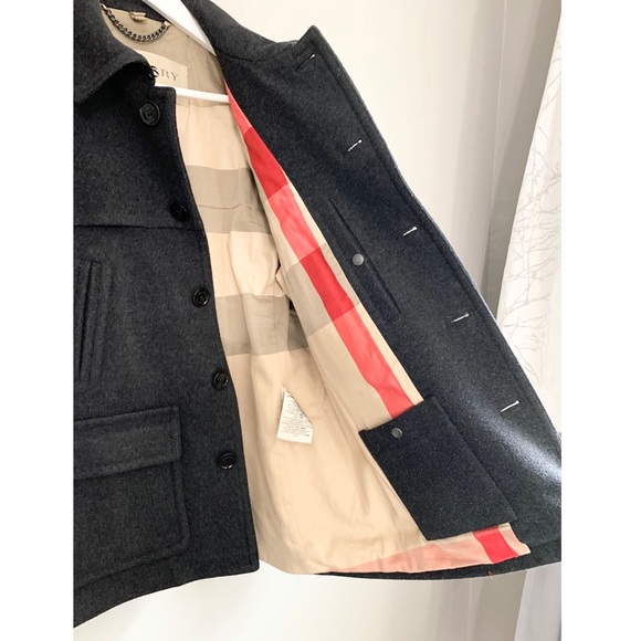 Mens Burberry Brit Wool Jacket - Picture 6 of 14